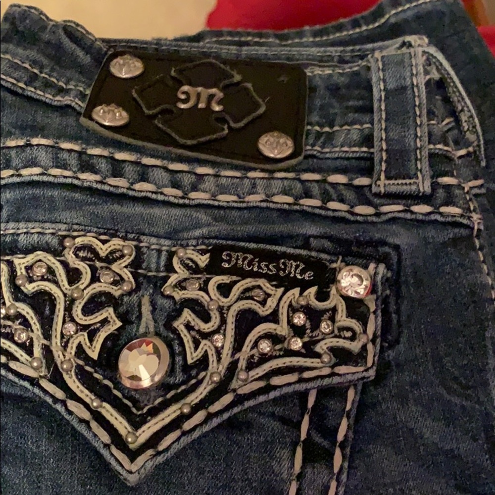 Miss me cropped jeans